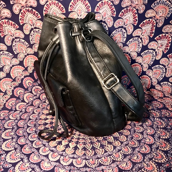 Faux Leather Backpack - Picture 3 of 4